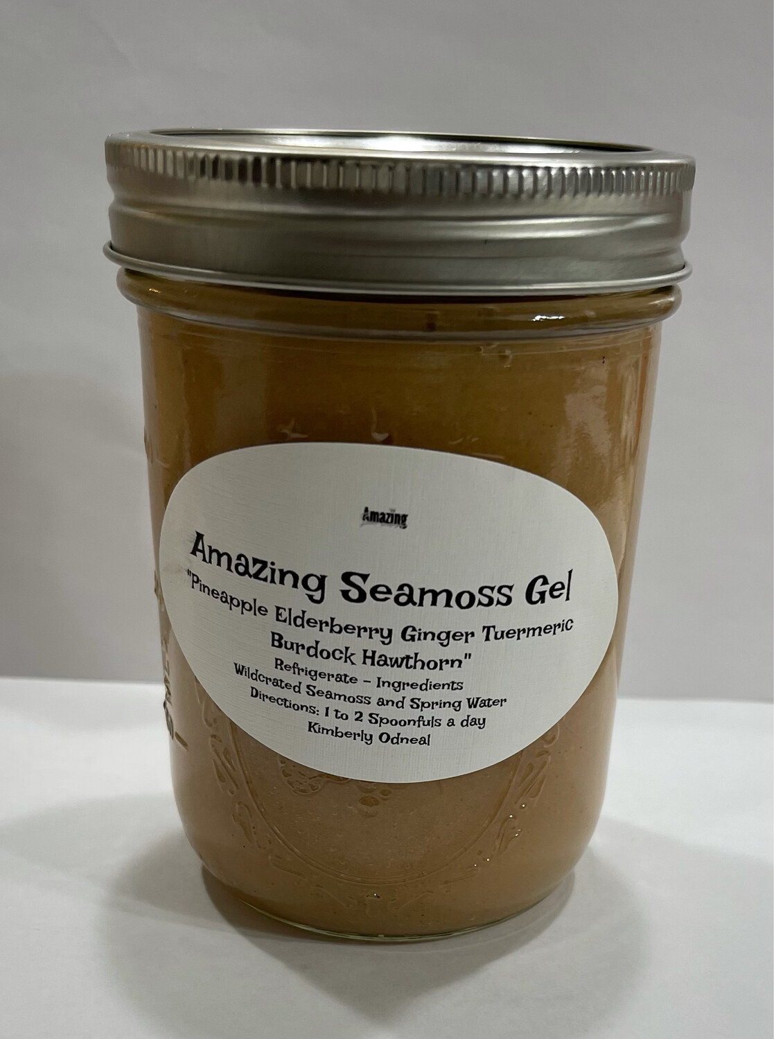Pineapple Elderberry Turmeric Ginger Burdock Hawthorn 16 oz 