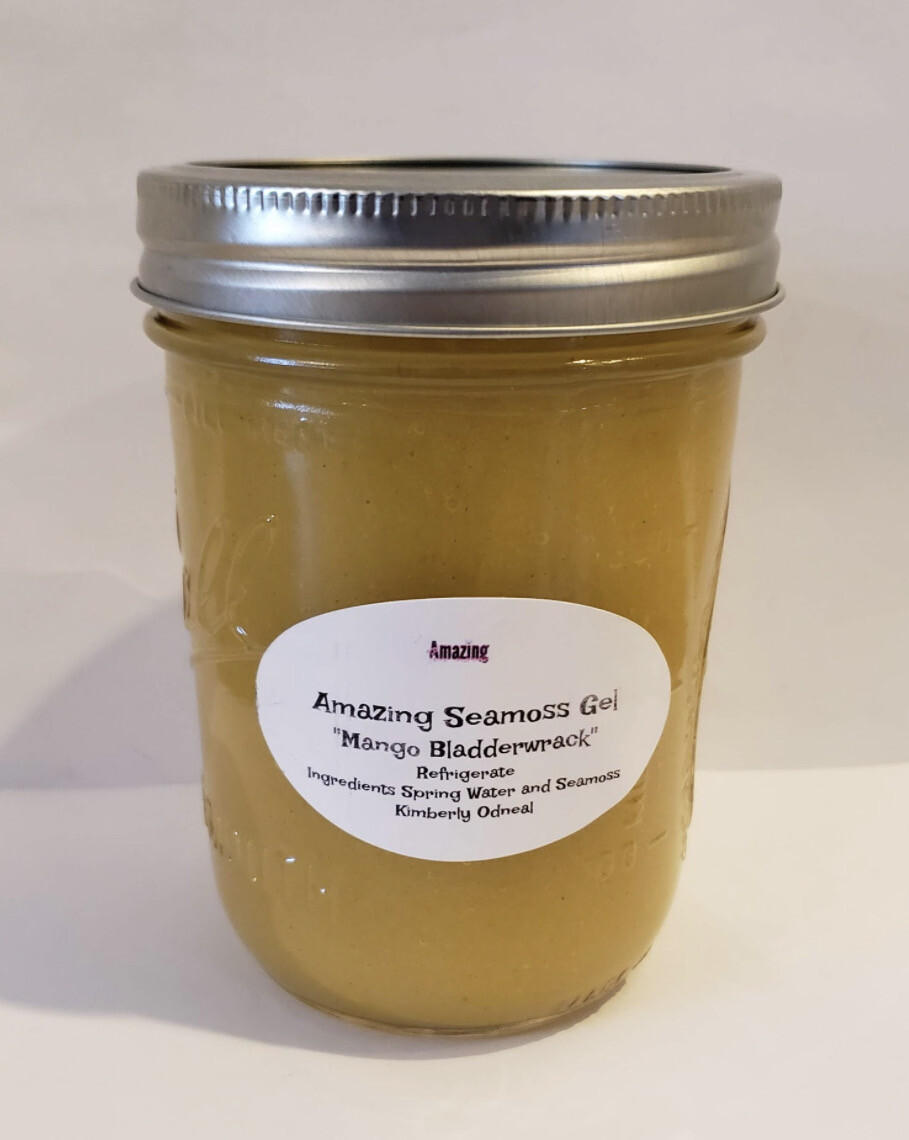 Mango Bladderwrack Infused Seamoss Gel 16 oz