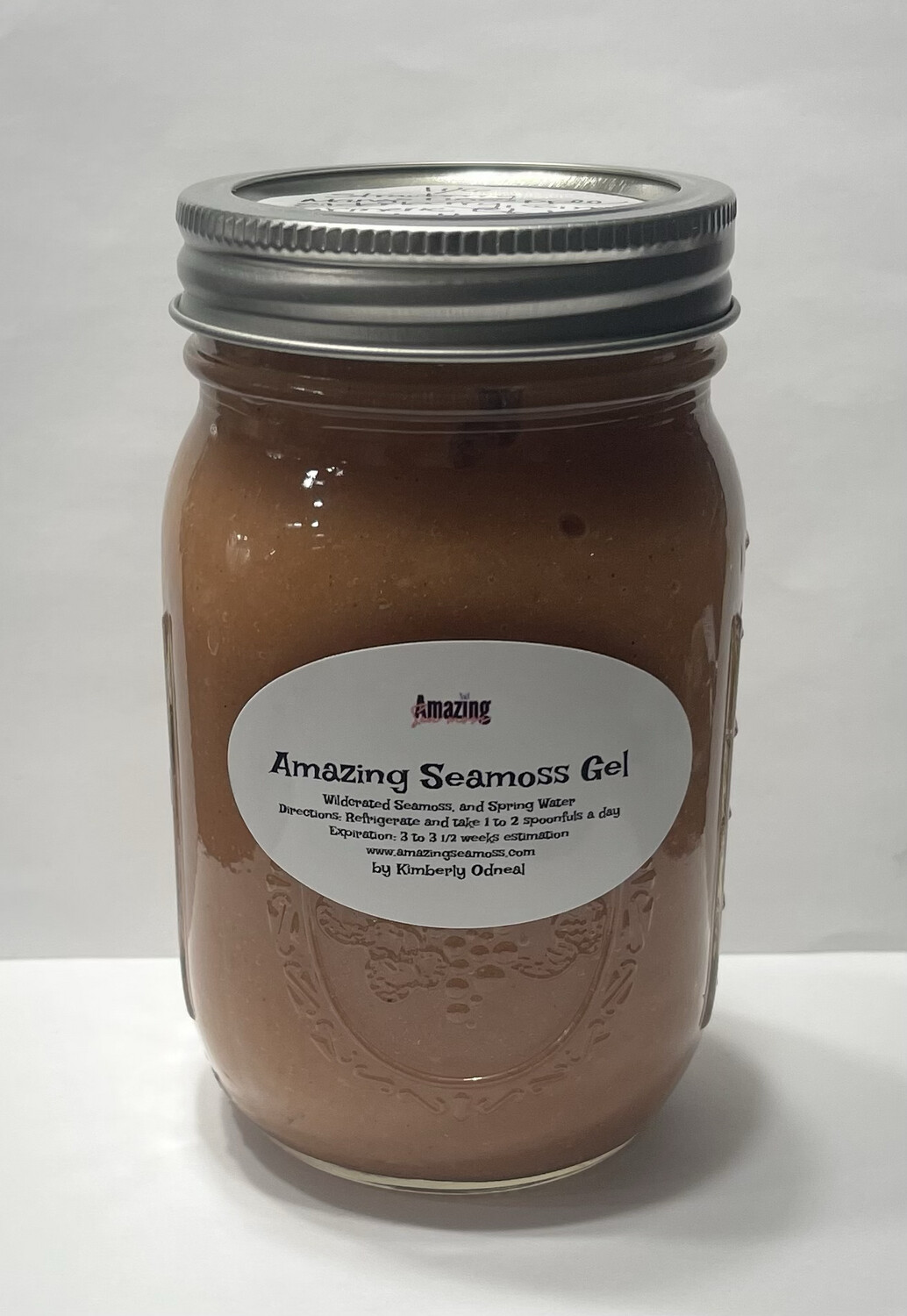 Strawberry Mango Pineapple Infused Seamoss Gel 16 oz