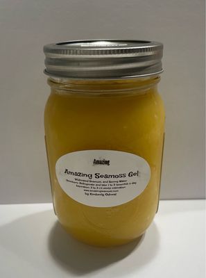 Mango Peach Infused Seamoss Gel 16 oz