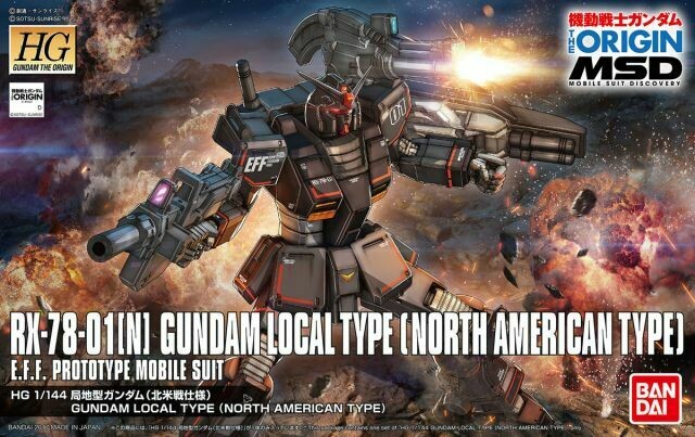 The Origin - 1/144 Gundam Local Type (North American Front)