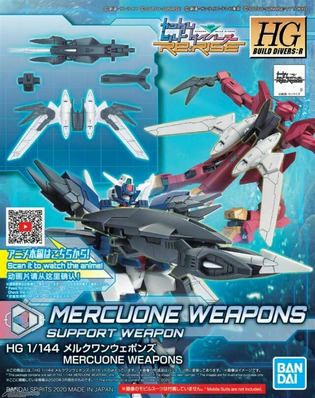 HGBD:R 1/144 Protagonis&#39;s new Weapons (Tentative)