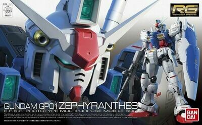 Mobile Suit Gundam 0083: Stardust Memory RG Gundam GP01Fb Zephyranthes Full Burnern 1/144 Scale Model Kit (New Packaging)