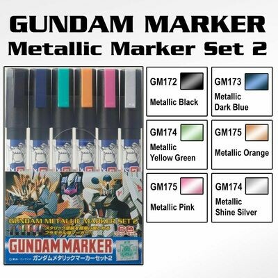GUNDAM METALLIC MARKER SET 2