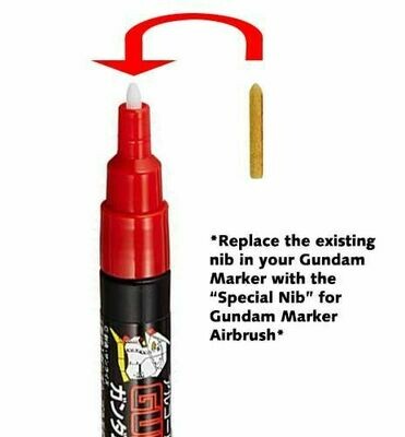 Special Nib for Gundam Marker Airbrush (6 pcs)