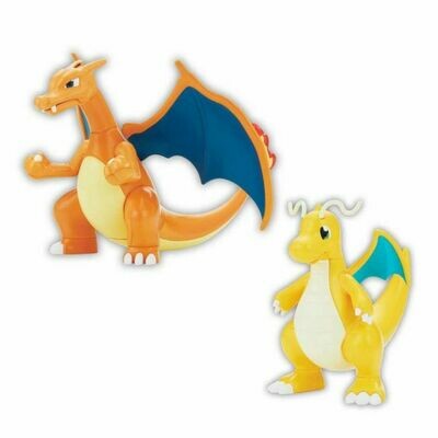 POKEMON MODEL KIT CHARIZARD &amp; DRAGONITE