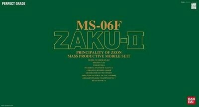 1/60 PG MS-06F Zaku II (Green) 