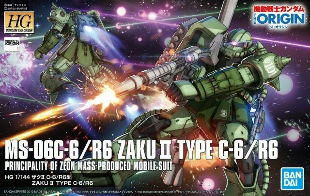 HG 1/144 ZAKU II TYPE C-6/R6