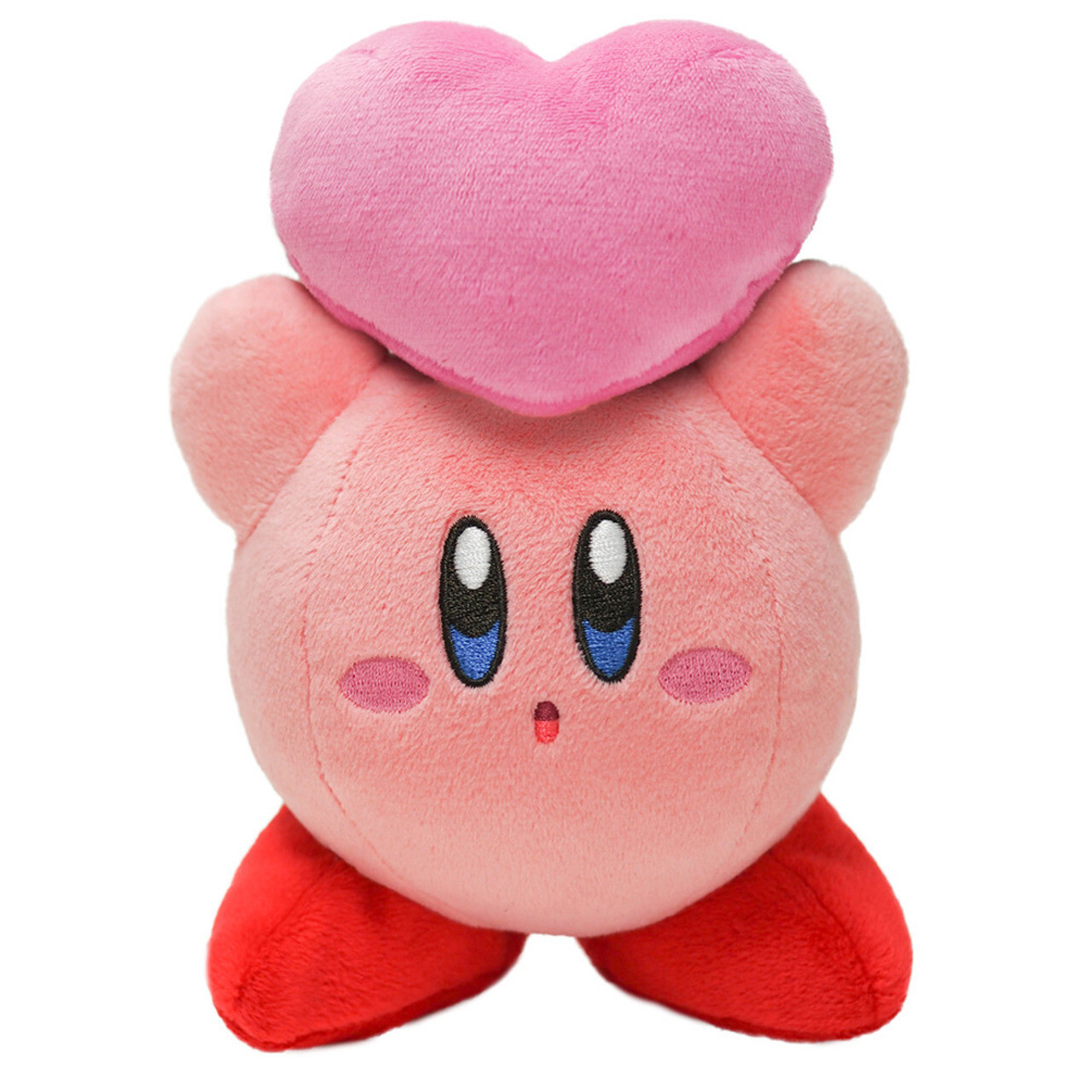 Little Buddy Kirby of the Stars Collection Kirby with Friend's Heart 6.5" Plush