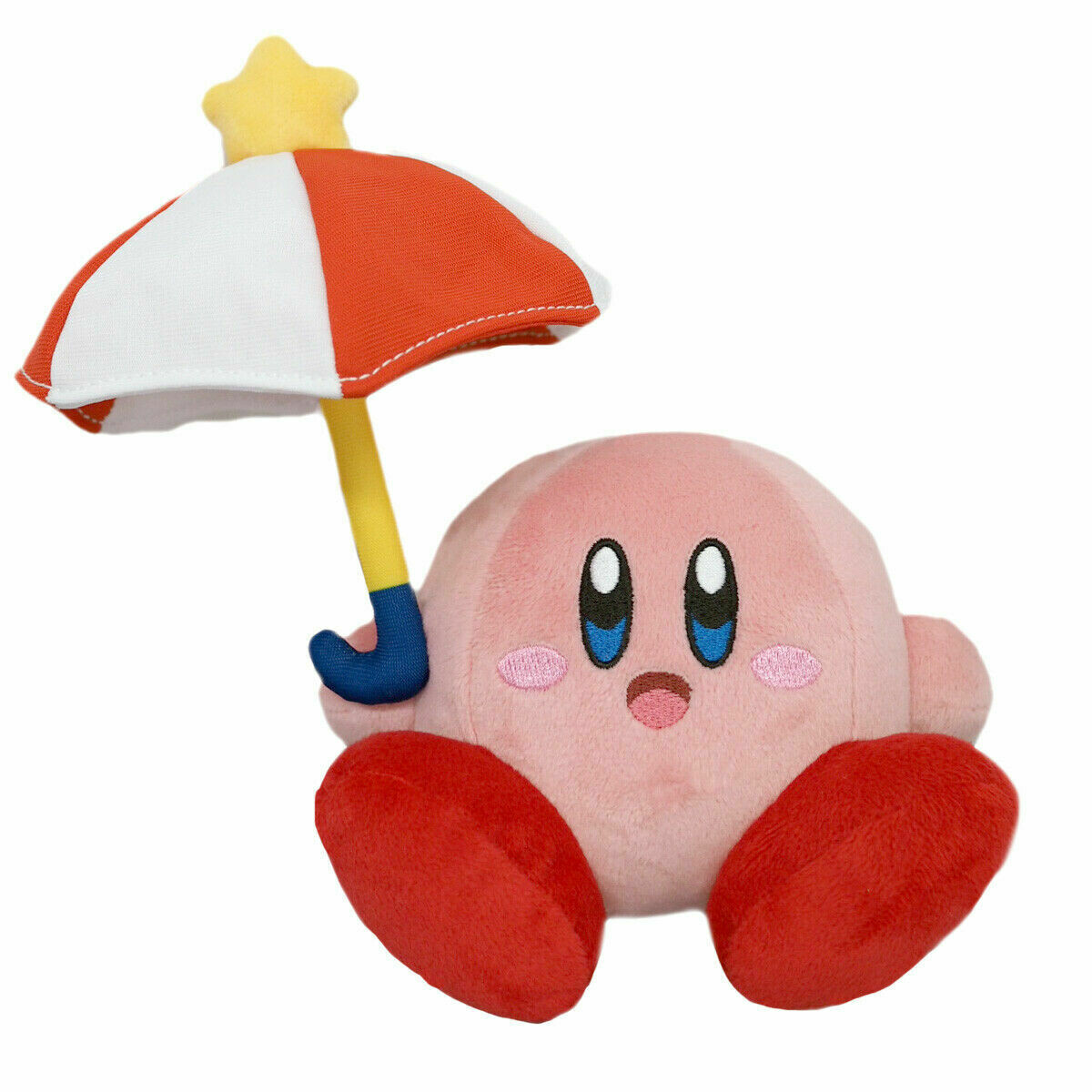 Little Buddy Kirby's Adventure All Star 7" Kirby Umbrella / Parasol Plush