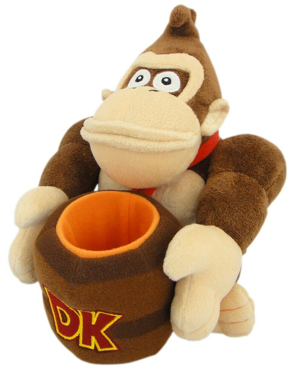 Little Buddy Super Mario Donkey Kong Holding Barrel 8" Plush