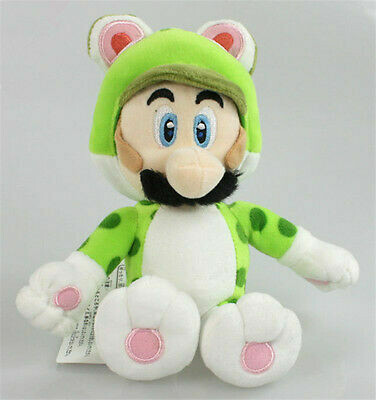  Super Mario All Stars Plush Doll - Cat Luigi 10 Inch
