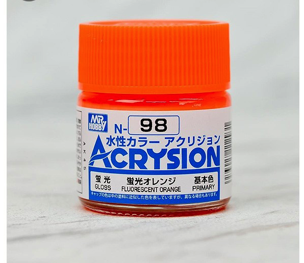 Acrysion N98 - Fluorescent Orange (Semi-Gloss/Primary)