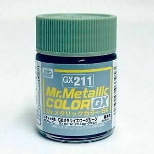 Mr Color GX 211 - GX Metal Yellow Green