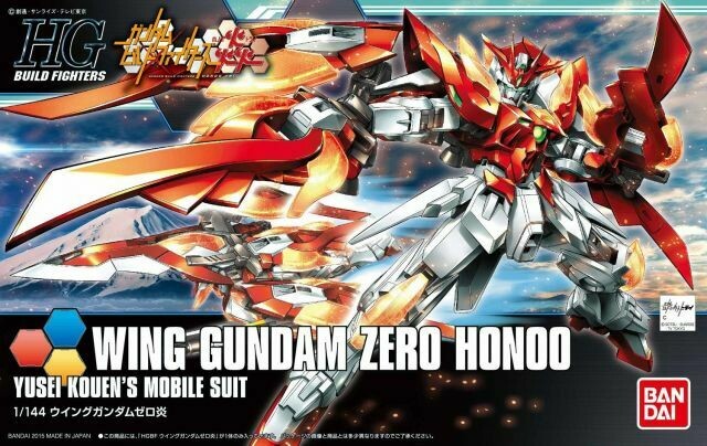 HGBF 1/144 Wing Gundam Zero Honoo