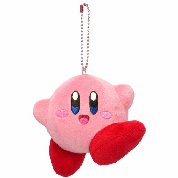 Kirby Dangling Plush Doll - Kirby Jumping 3.5 Inch