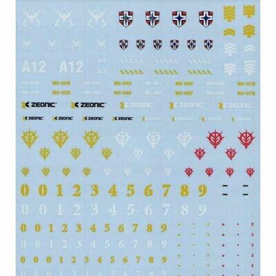 Gundam Decal 28 - Principality of Zeon