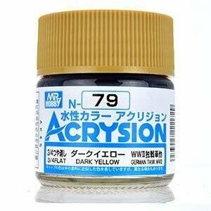 Acrysion N79 - Dark Yellow (3/4 Flat/Tank)