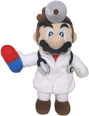 Super Mario - Dr. Mario World - Dr. Mario Plush, 9"
