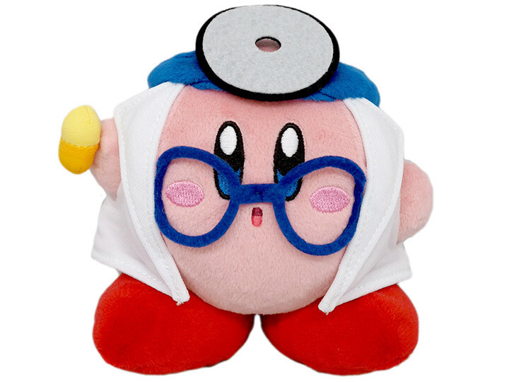 Little Buddy Kirby's Adventure All Star 5" Doctor Kirby Plush
