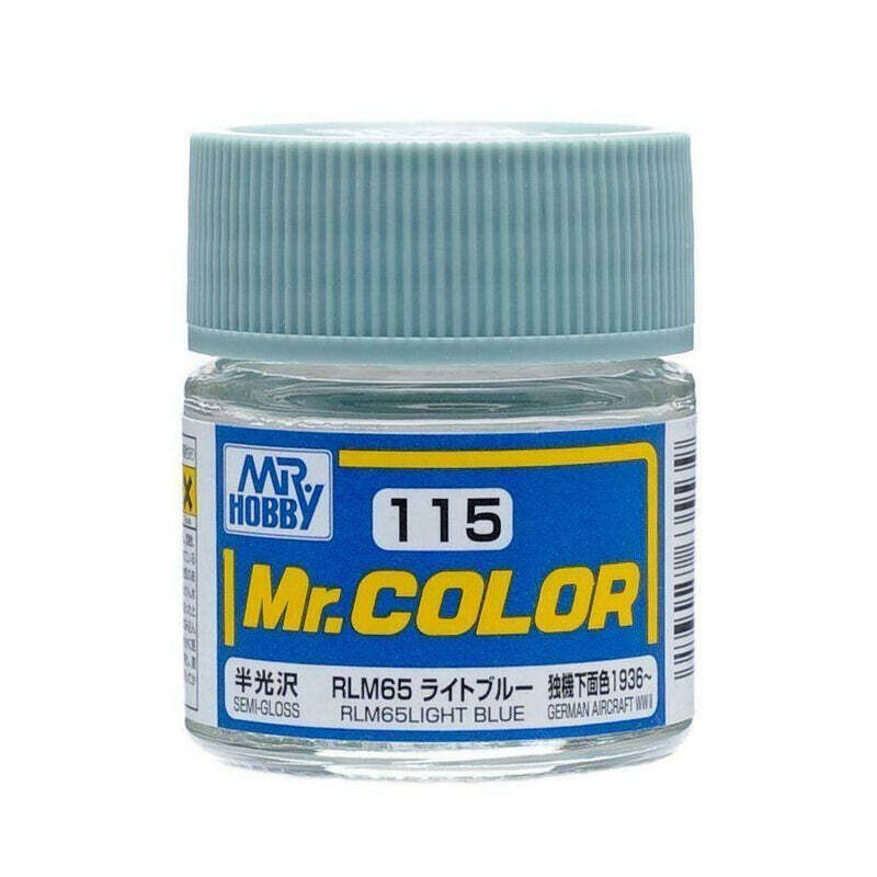 Mr. Color 115 - RLM65 Light Blue (Semi-Gloss/Aircraft)
