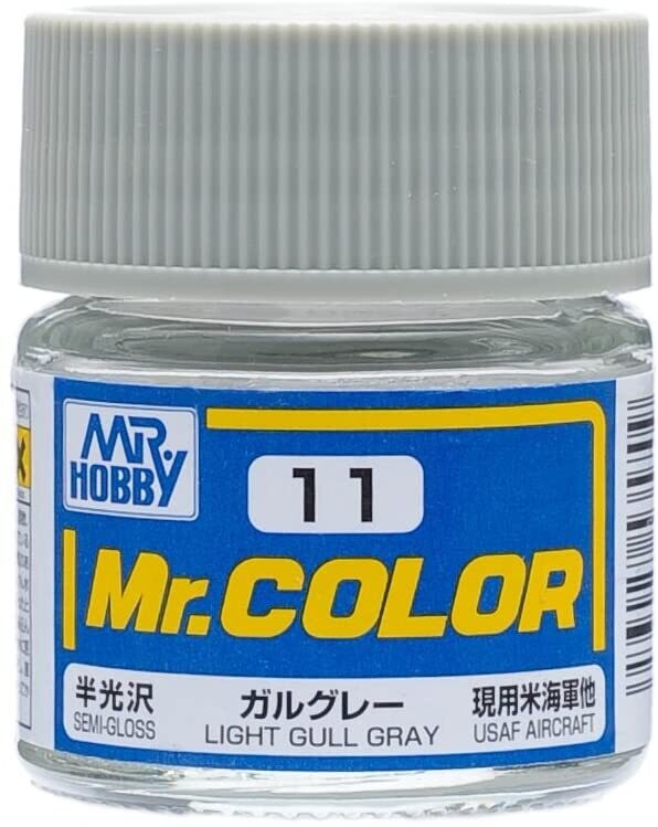 Mr. Color 11 - Light Gull Gray (Semi-Gloss/Aircraft)