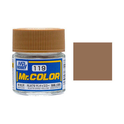 Mr. Color 119 - RLM76 Sand Yellow (Semi-Gloss/Aircraft)