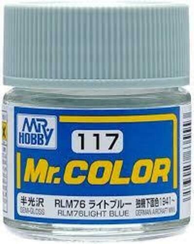 Mr. Color 117 - RLM76 Light Blue (Semi-Gloss/Aircraft)