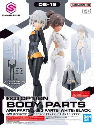 30 Minutes Sisters Option Body Parts Arm &amp; Leg Parts (White and Black)