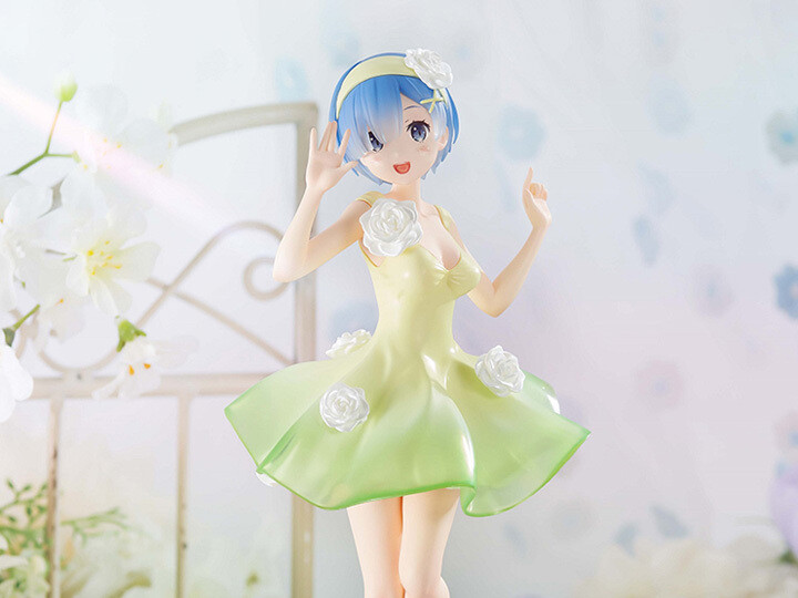 Re:Zero Starting Life in Another World Trio- Try-it Rem Flower Dress Figure