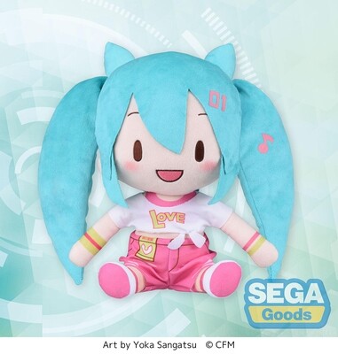 Hatsune Miku Fuwapetit L Plush "Hatsune Miku" ～Live Cheering, 10.6"