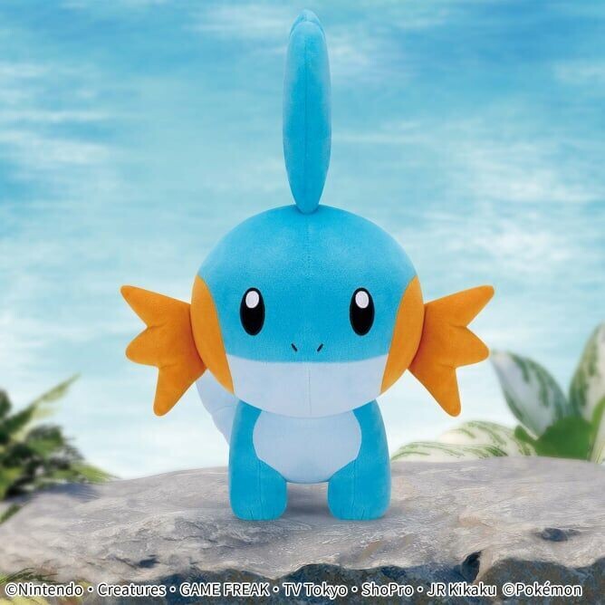 Banpresto Pokemon Mechamofugutto Mudkip Plush, 9.8&quot;