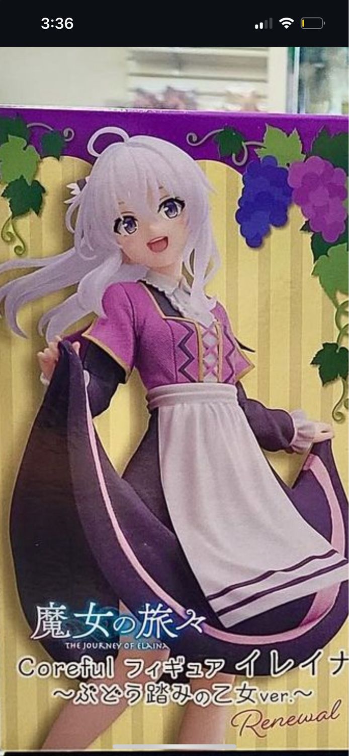 Wandering Witch: The Journey of Elaina Coreful Elaina (Grape Stomping Ver.) Figure Renewal Edition