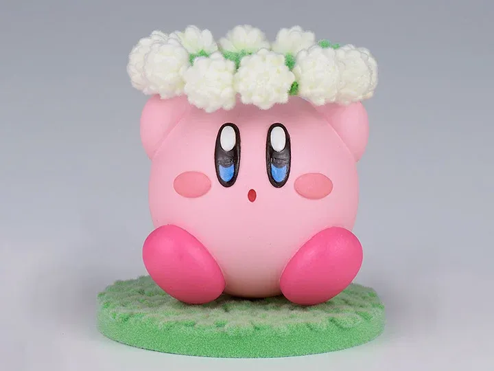 Kirby Fluffy Puffy Mine Play in the Flowers Kirby (Ver.B)