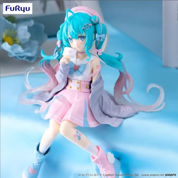 Hatsune Miku Noodle Stopper Figure Love Sailor Grey Color Ver.