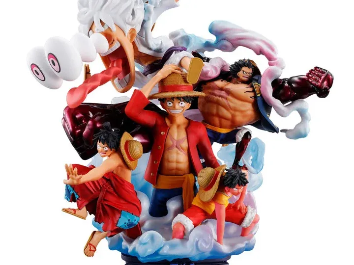 One Piece Petitrama DX Log Box Rebirth Vol. 2 Monkey D. Luffy Figure