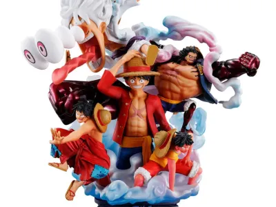 One Piece Petitrama DX Log Box Rebirth Vol. 2 Monkey D. Luffy Figure