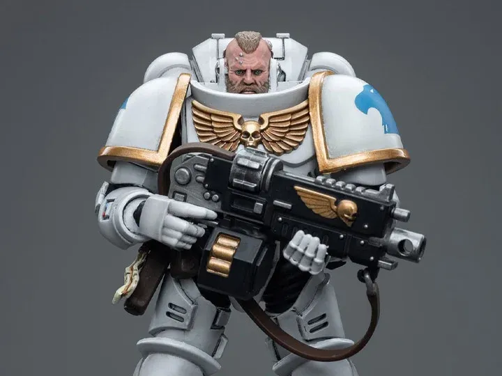 Warhammer 40k Space Marines White Consuls Intercessors 2 1/18 Scale Action Figure