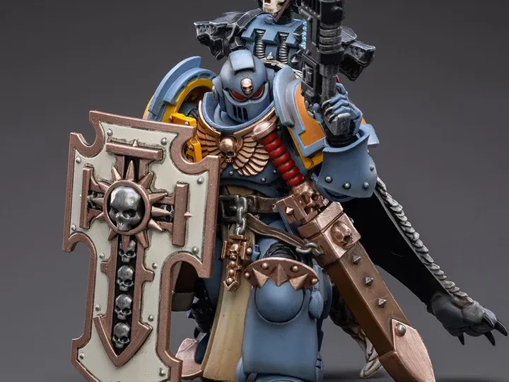 Warhammer 40K Primaris Space Marines Space Wolves Bladeguard Veteran 1/18 Scale Figure