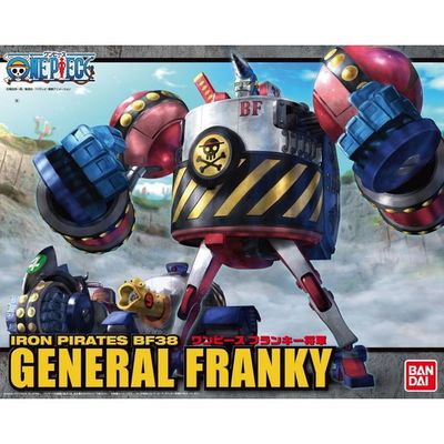 Best Mecha Collection One Piece Shogun Frankie Color Coded Plastic Model