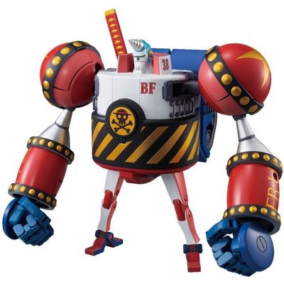 Best Mecha Collection One Piece Shogun Frankie Color Coded Plastic Model