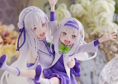 Re:ZERO Starting Life in Another World Figure Emilia &amp; Childhood Emilia