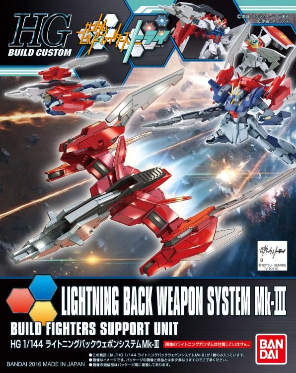 Gundam Build Fighters Try HGBC Lightning BWS MK-III 1/144 Scale Model Kit
