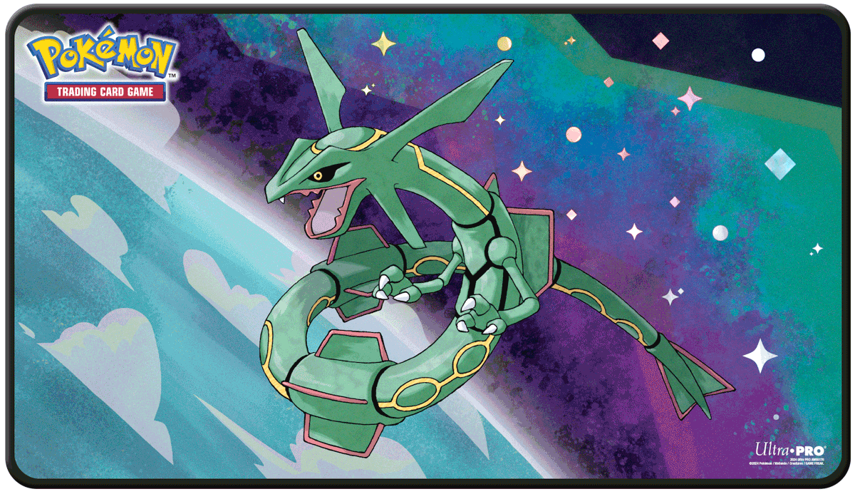 Rayquaza Legendary Foil Playmat for Pokémon