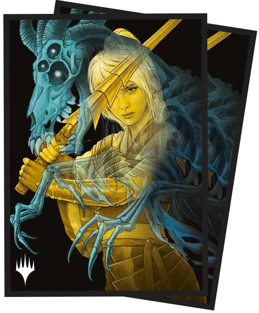 MtG Sleeves: Duskmourn - The Wandering Rescuer (Double Exposure Alt) (100)