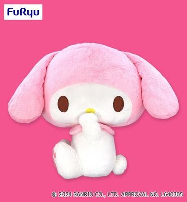 My Melody Super Super BIG Plush Looking back