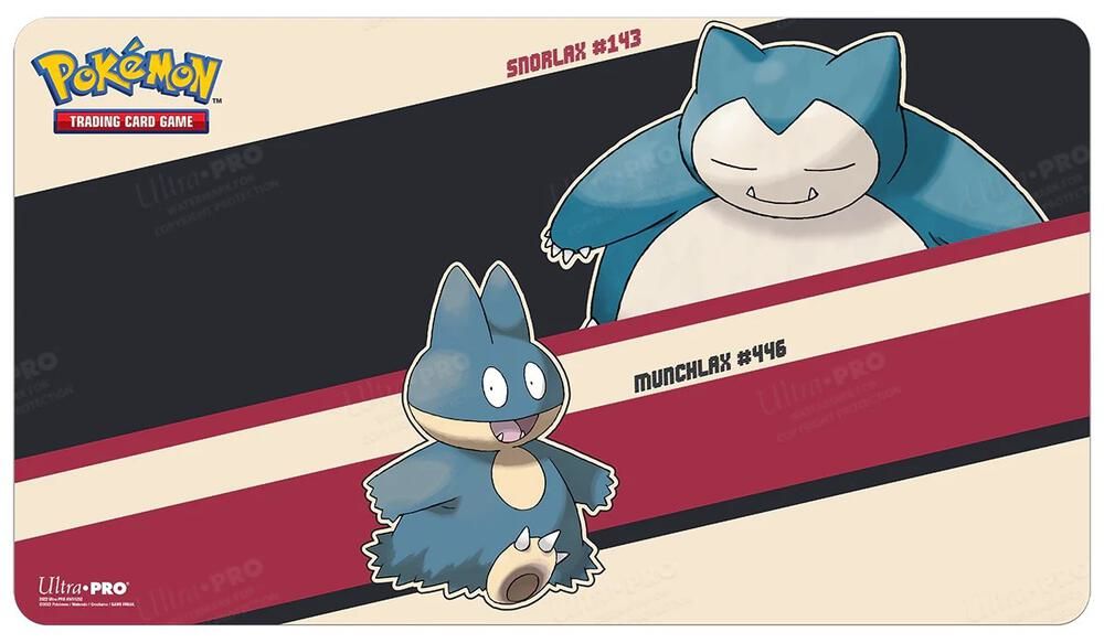 Snorlax and Munchlax Standard Gaming Playmat for Pokemon - Ultra Pro Playmats