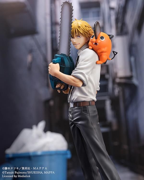 Chainsaw Man S-Fire Denji &amp; Pochita 1/7 Scale Figure