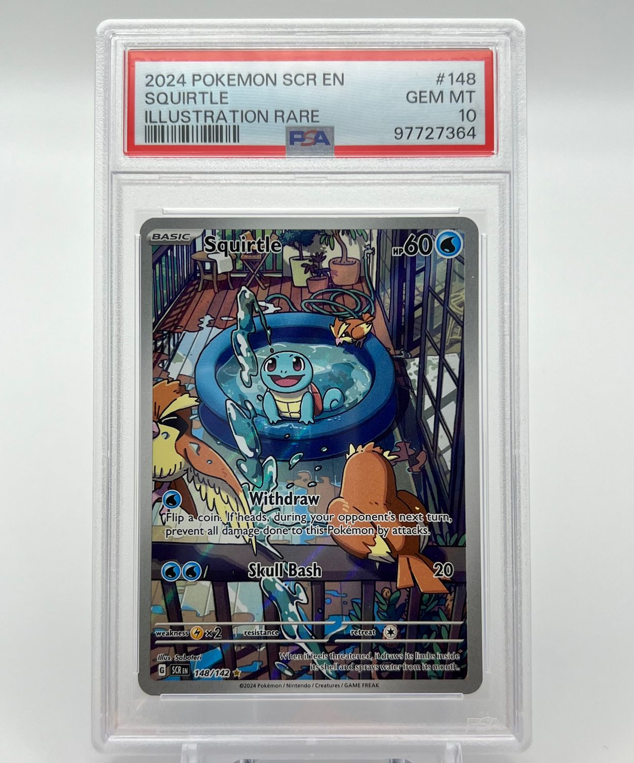Squirtle - SV07: Stellar Crown PSA 10