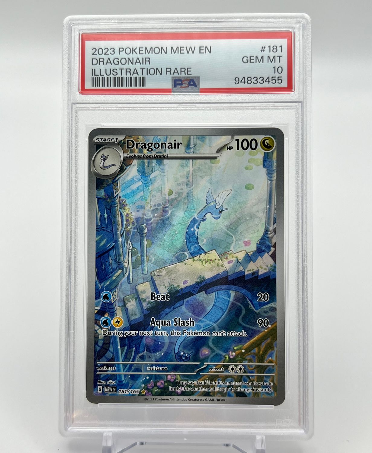 Dragonair - 181/165 - SV: Scarlet &amp; Violet 151 PSA 10